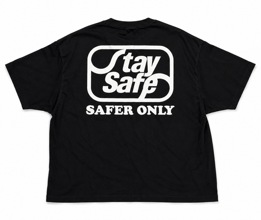 STAY SAFE"SAFER ONLY"Tee by SFC